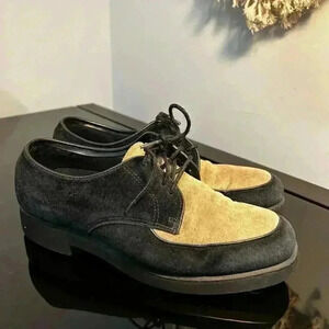 HUSH PUPPIES Womens Shoes Loafers Tan Suede and Leather Size 6.5 M